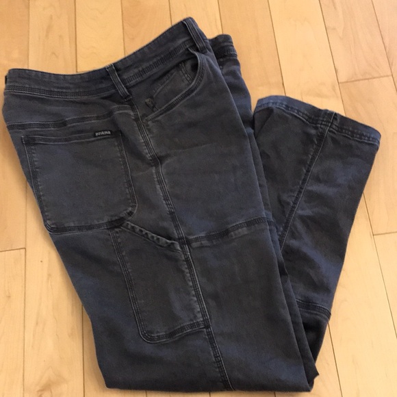 PRANA mens pants BREATHE RN 123977 sz 35-30 gray . Excellent! - Picture 1 of 10
